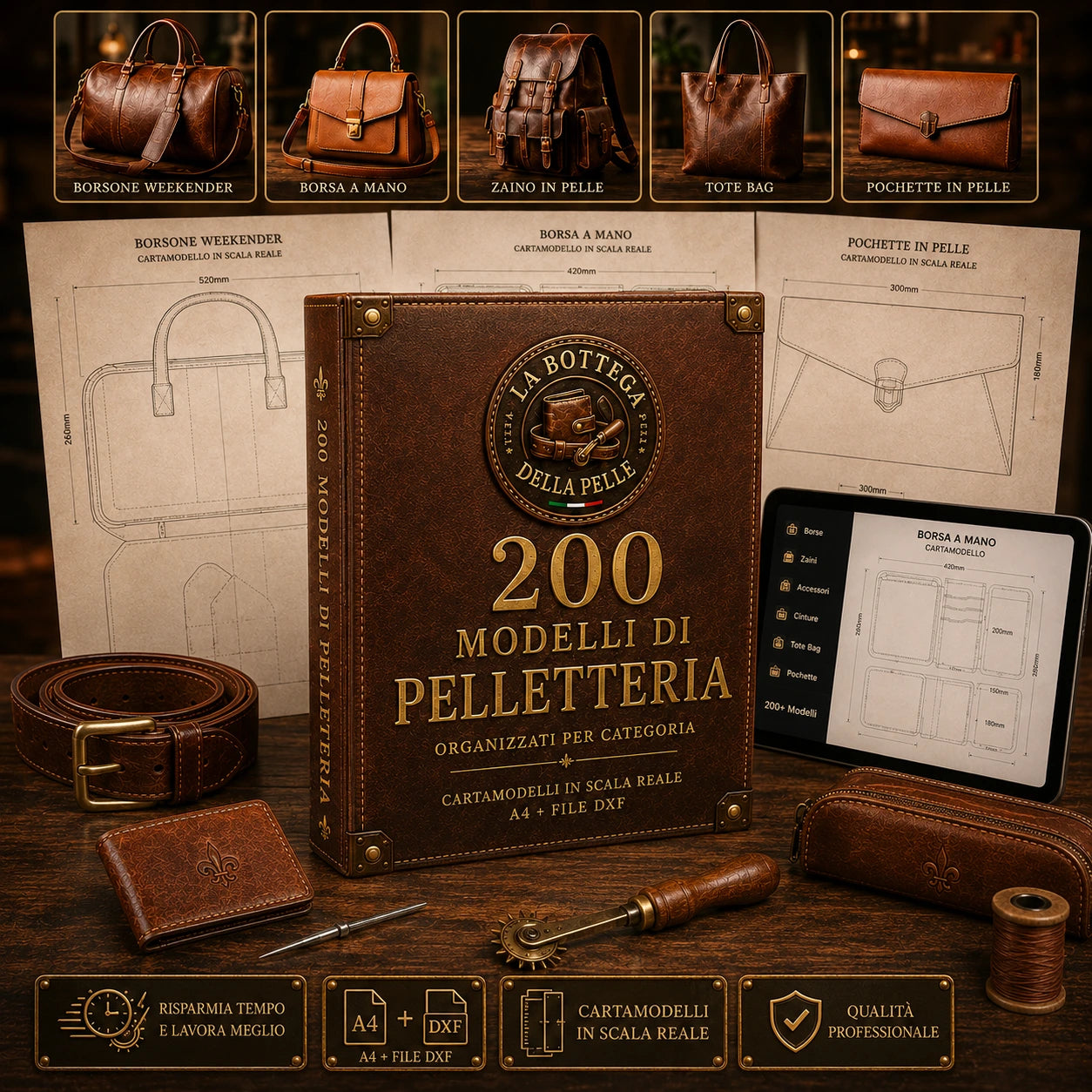 KIT MAESTRO DI PELLETTERIA + 5 bonus gratuiti